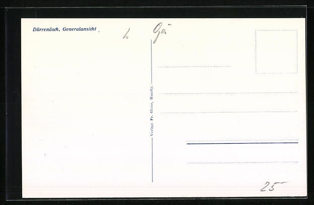 Cartoline postali: AK Dürrenäsch, Ortsansicht – Usato da Berlin venduto da bartko-reher 1