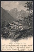 AK Château d'Oex, La Gumfluh, 1907