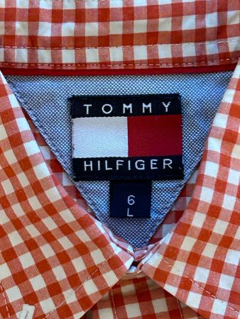 Stylisches & hochwertiges Hilfiger Hemd rot/weiss - Chemise