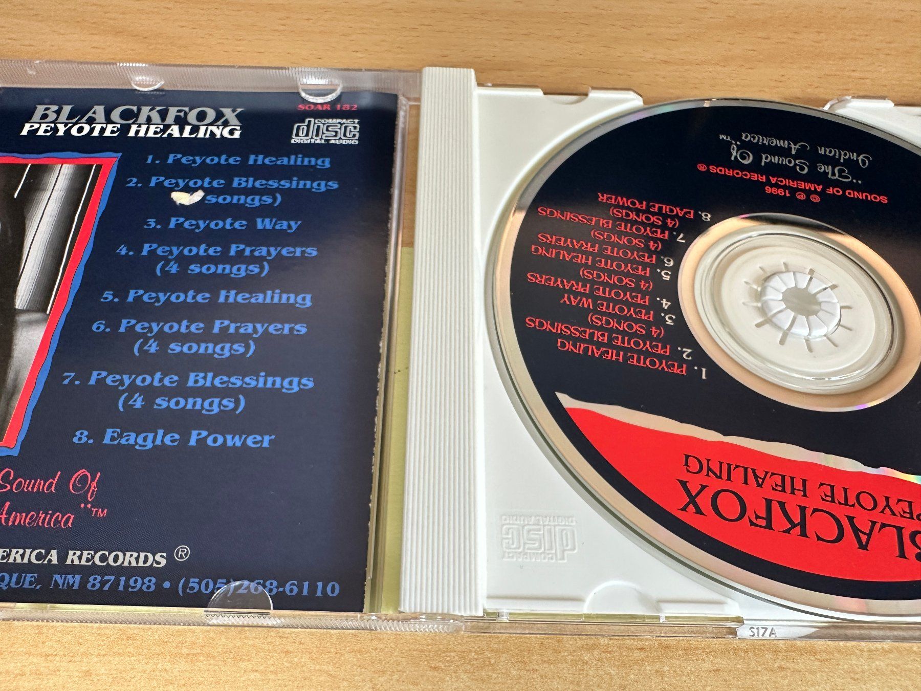 CD: Blackfox - Peyote Healing – Usato da Rikon im Tösstal venduto da Alpenmutz 2