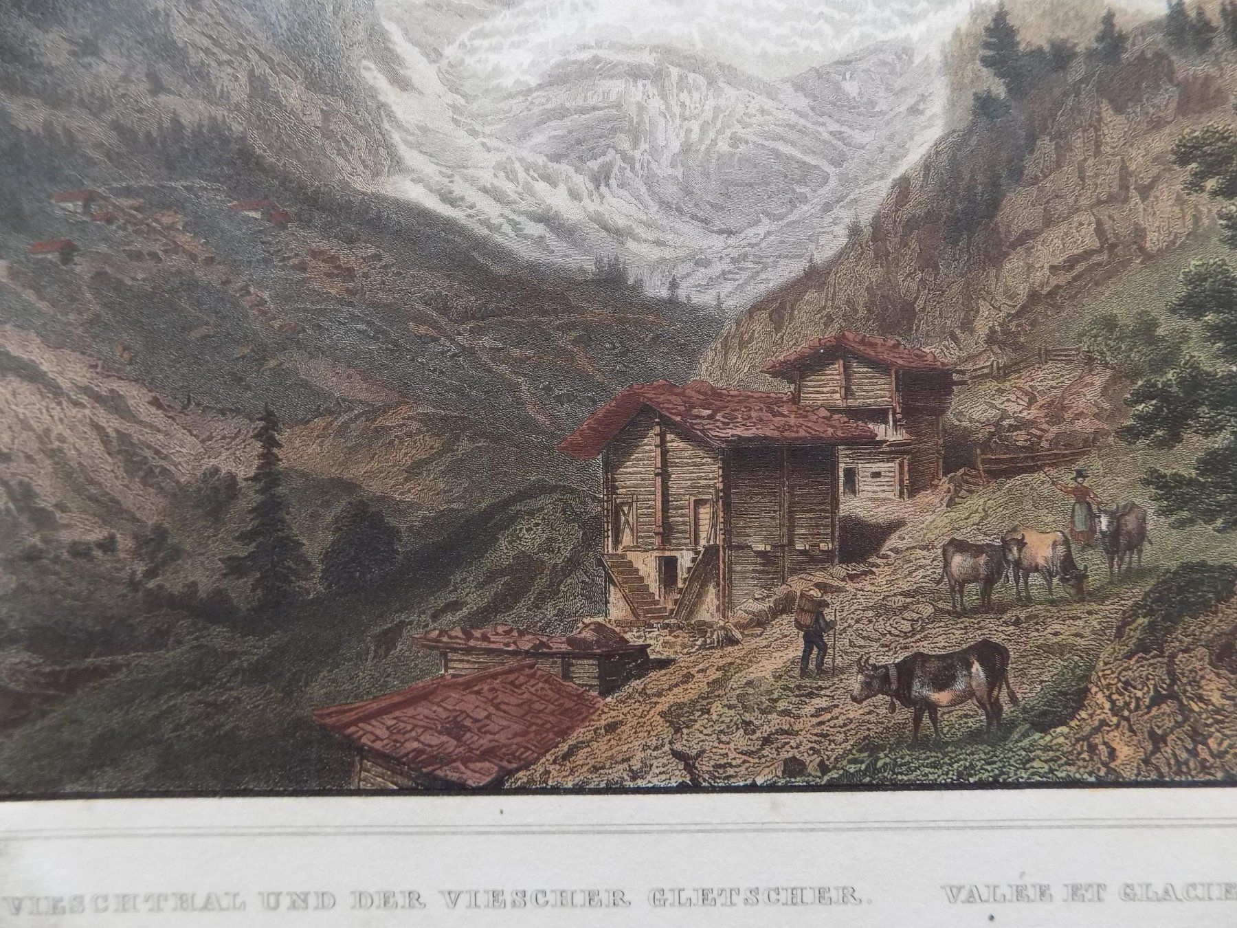 Incisioni: Fieschertal Fiesch Wallis – Usato da Risch venduto da Antikfee 3