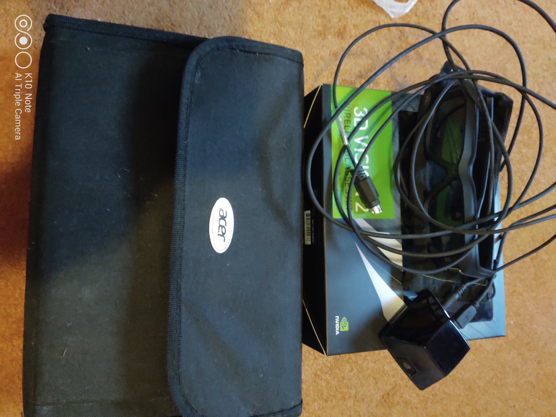 VR Brille: Nvidia 3D Vision2 mit passendem Beamer – Gebraucht aus Radelfingen von Jr12 5