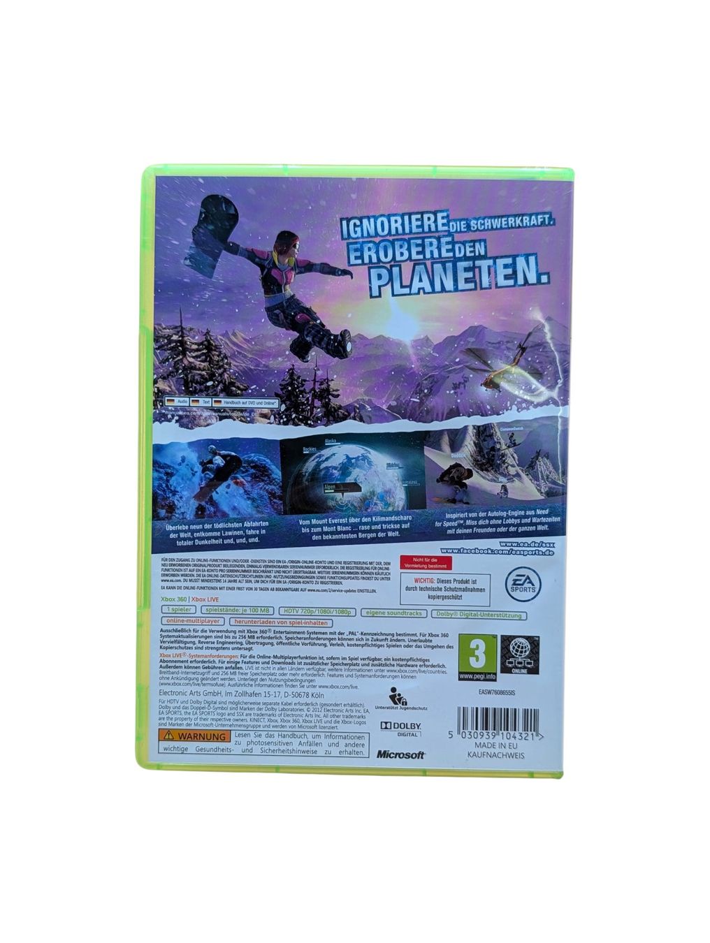 Microsoft Giochi: SSX Xbox 360 – Usato da Domat/Ems venduto da IsseldorsShop 1