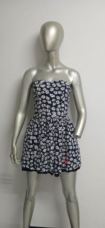 Superdry Kleid geblümt Trägerlos Grösse S gebraucht wie Neu