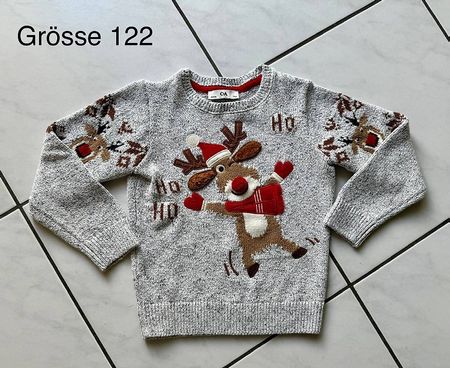 WEIHNACHTS - PULLOVER - Grösse 122