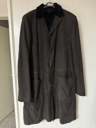 Mantel in Wildleder für Herren