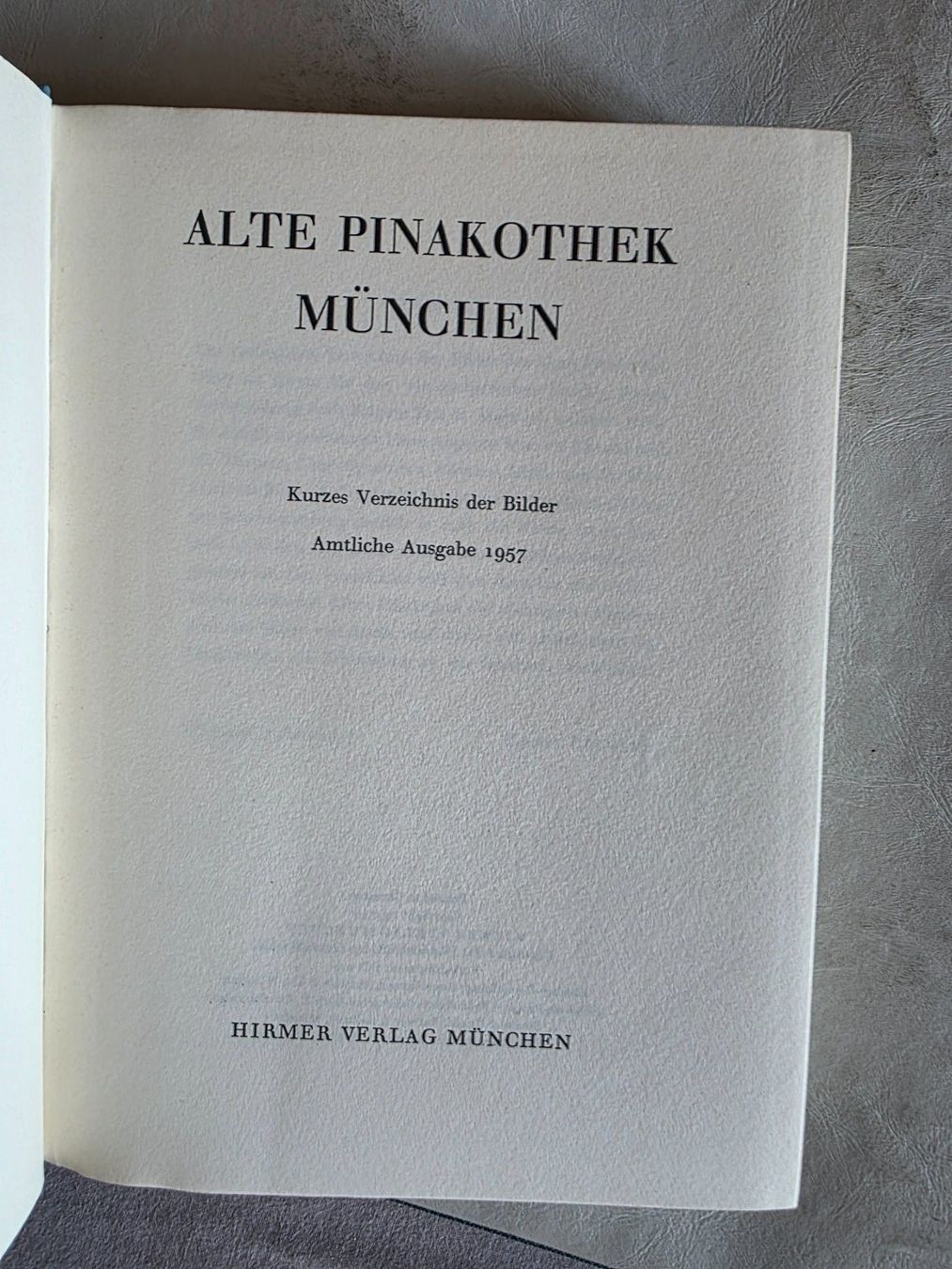 Libri: Alte Pinakothek München - 1957 – Usato da Walterswil BE venduto da Lonitti 9