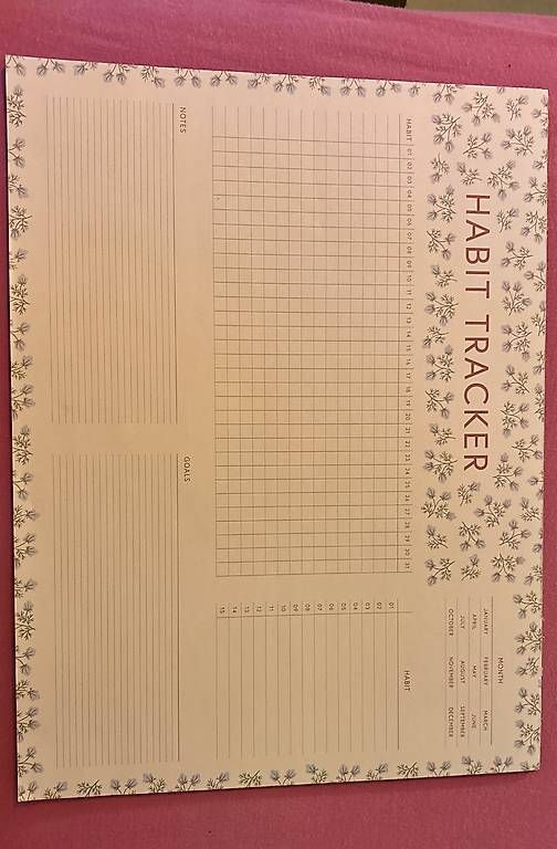Wandtafeln: Habit Tracker  – Gebraucht aus Luzern von nad_k6m7