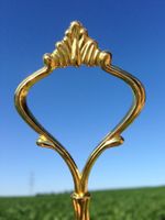 ETAGERE STANGEN  MAXIKRONE  GOLD  MIT EXTRALANGEM GEWINDE