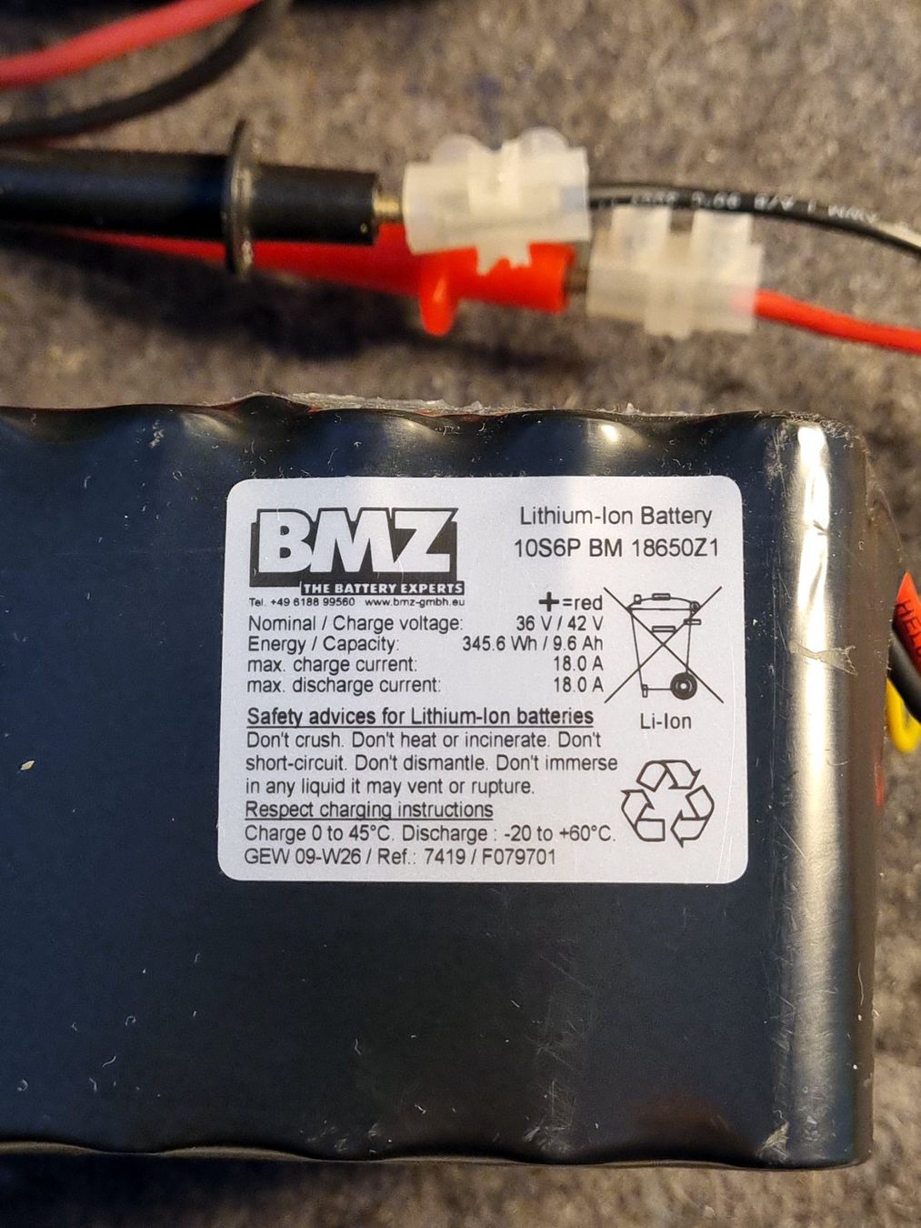 Bionx Batterie: Bionix Lithium-Ion Akku 36V / 42 V – Nuovo (secondo la descrizione) da Wettingen venduto da Xtra0