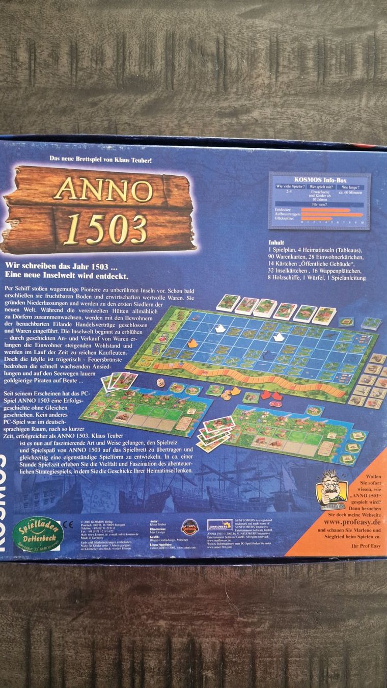 Kosmos Giochi: Anno 1503 Brettspiel – Usato da Morschach venduto da Brunog 1