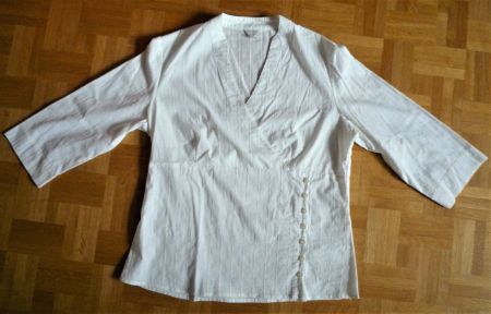 Bluse, creme