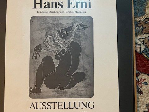 Foto & Immagini: Hans Erni Original Ausstellungsposter, 1977, Basel – Usato da Romanshorn venduto da Knut4 1