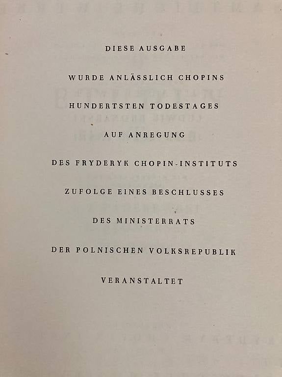 Libri: Chopin: Klaviernoten – Usato da Herrliberg venduto da usc_mjb2 1