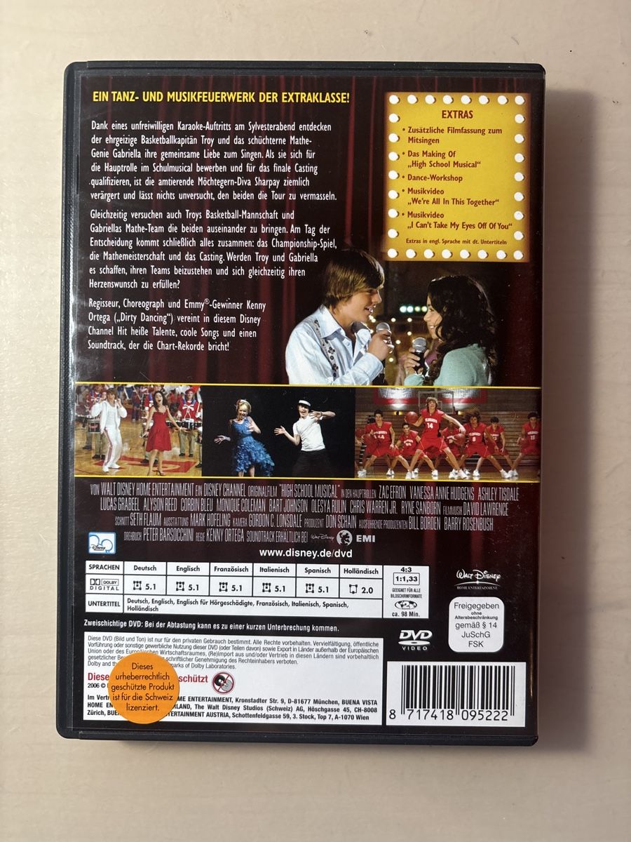 High School Musical DVD - Der Klassiker für kalte Tage! (Neu (gemäss ...