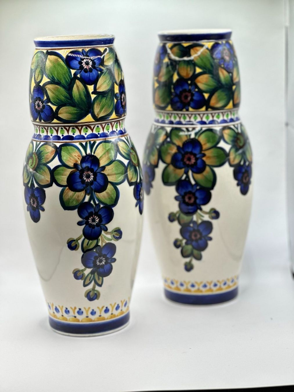 Vasi & Recipienti: 2x Vintage Aluminia Vase - Coppenhagen, Dänemark – Nuovo (secondo la descrizione) da Wettingen venduto da DaHa90