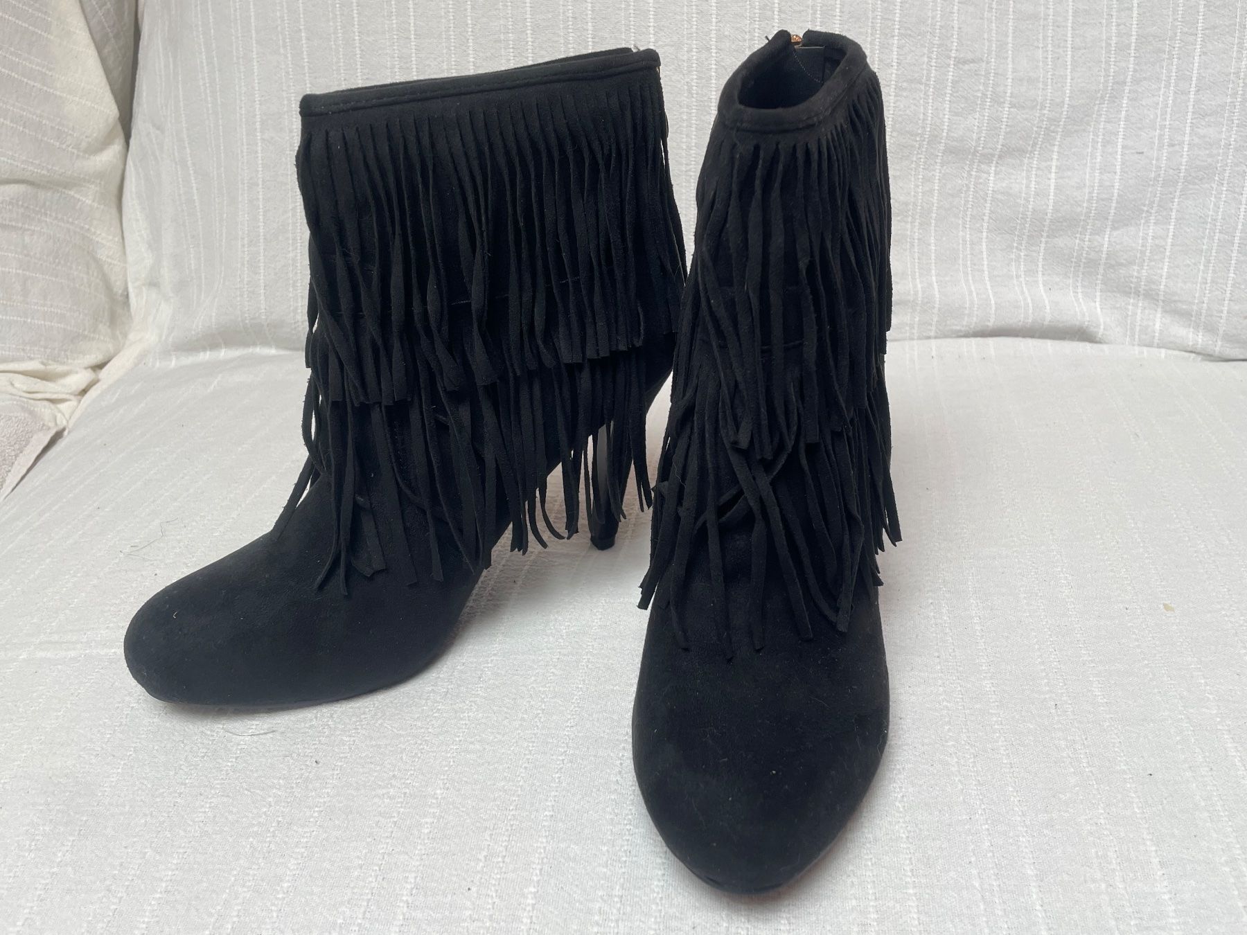 Scarpe da donna: Boho Fransenstiefeletten – Nuovo (secondo la descrizione) da Sigriswil venduto da ck56 2