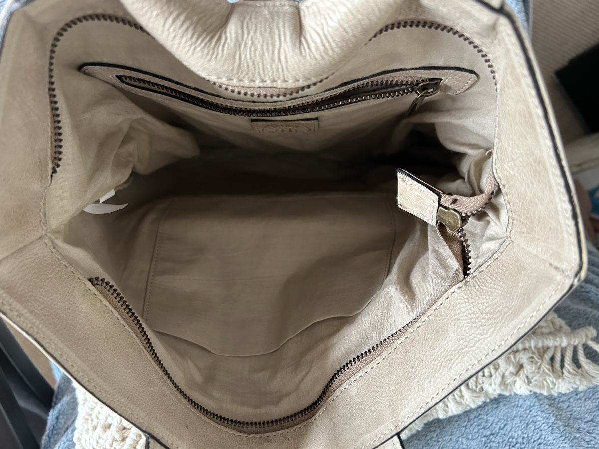 Zaini: Rucksack-Tasche Leder beige – Usato da Wohlen b. Bern venduto da Honeypie 2