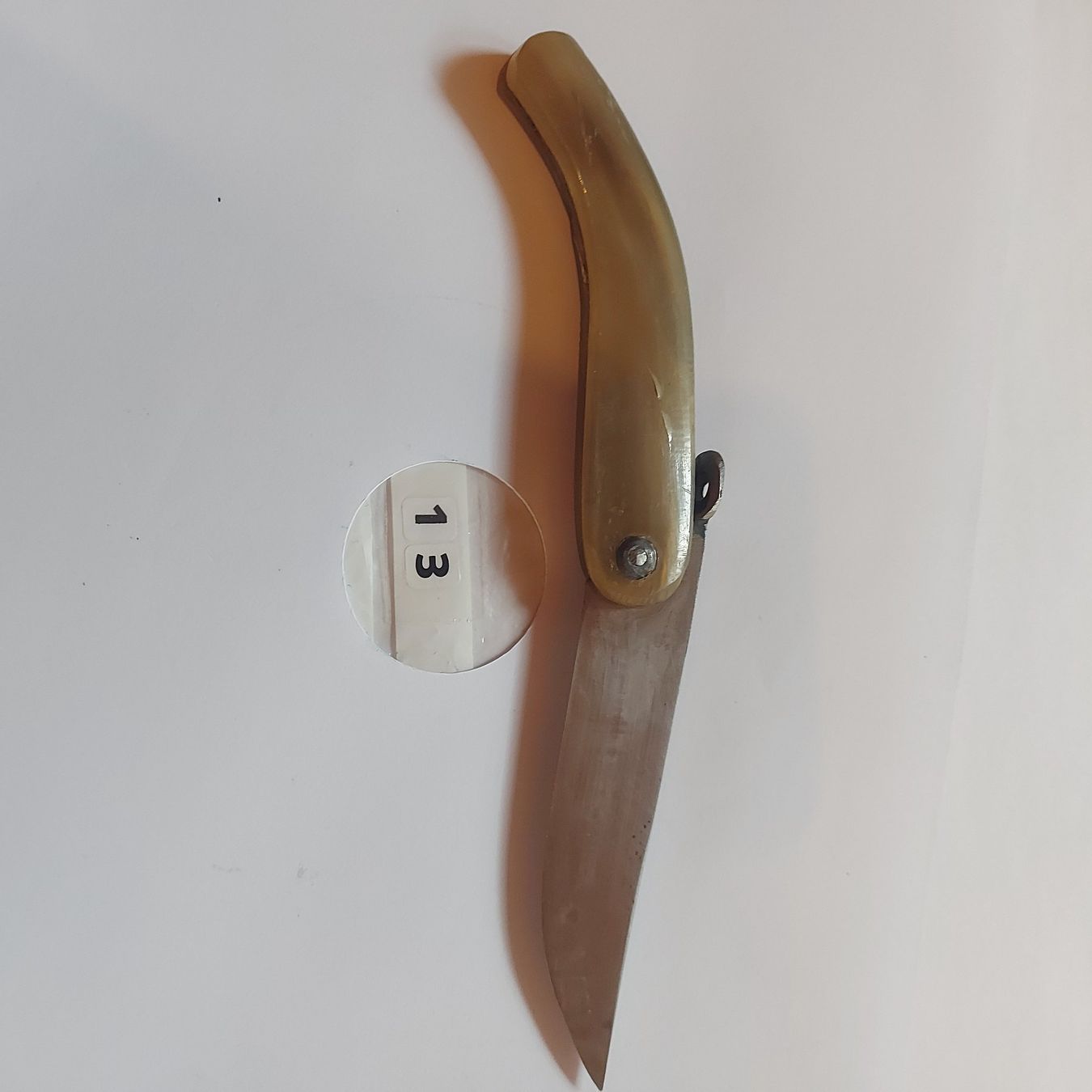 Coltelli tascabile: Sackmesser mit Horngriff Nr,13 – Usato da Opfikon venduto da Seevogt47 1