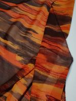 Italienische Viskose Crepe Stoff leicht  1.4x1.40m paint