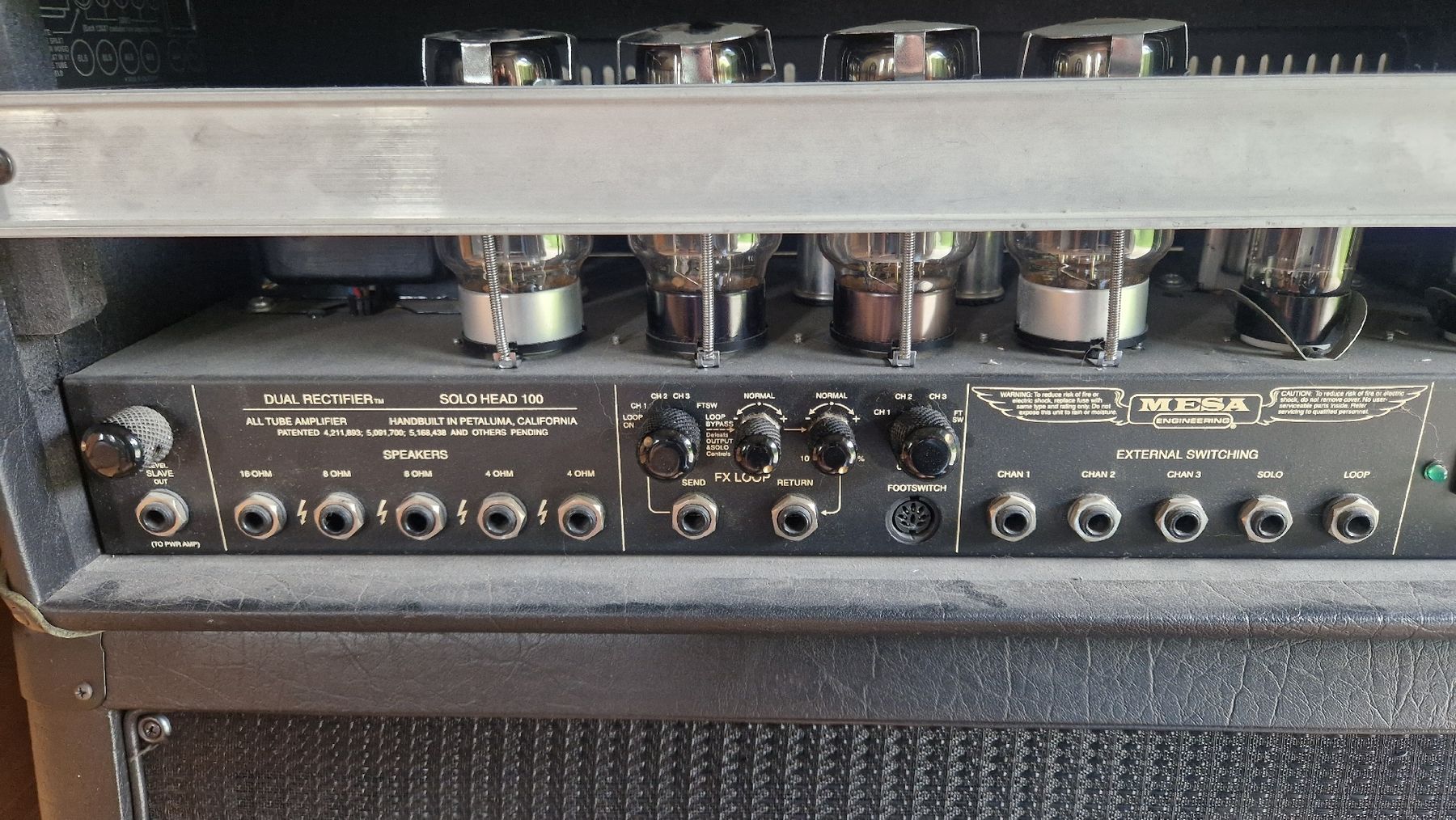 Mesa Boogie Amplificatori: Mesa/Boogie Dual Rectifier Solo Head 100W USA – Usato da Bellinzona venduto da Bodpa 5
