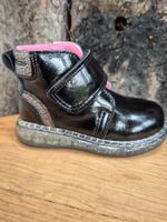 DENO Kinderboots Echtleder Stiefel gr24 Schwarz💕Herzig(401)