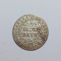 1/2 (Demi) Batzen 1807 Neuenburg