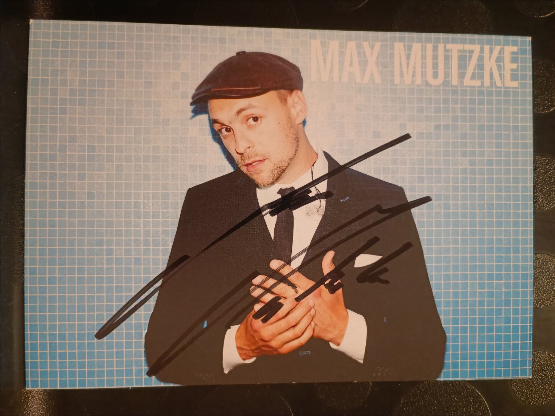 Autografi: Max Mutzke - handsignierte alte Autogrammkarte – Usato da Menziken venduto da Artographs
