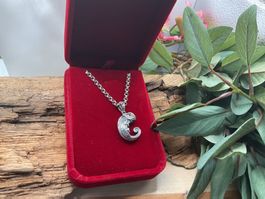 Set von Anhänger und Collier Sterlingsilber