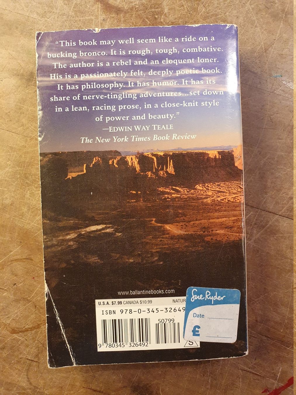 Libri: Desert Solitaire - Edward Abbey – Usato da Zürich venduto da loosebone 6