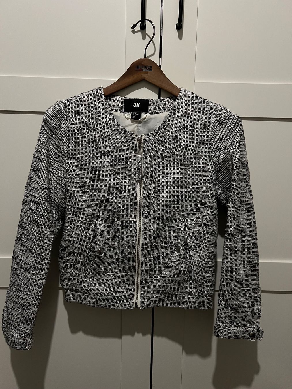 Giacche: Bouclé Jacke, schwarz-weiss – Usato da Wittenbach venduto da DGB_xoxo