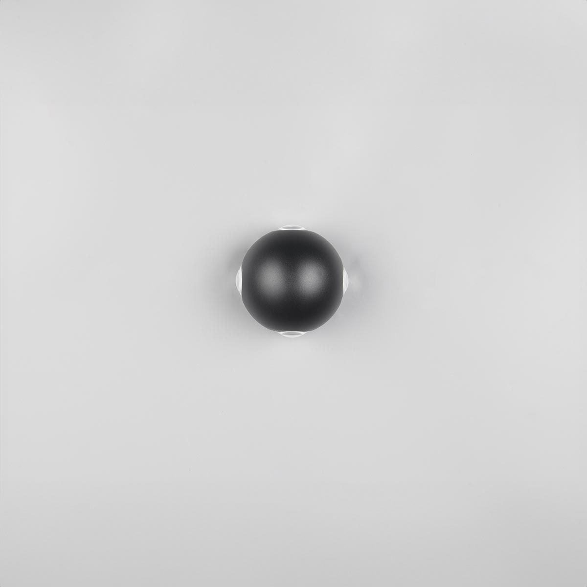 Lampade: LED Aussen Wandleuchte, Schwarz, 10 cm Ø – Nuovo (secondo la descrizione) da Kreuzlingen venduto da Smart-Light 6