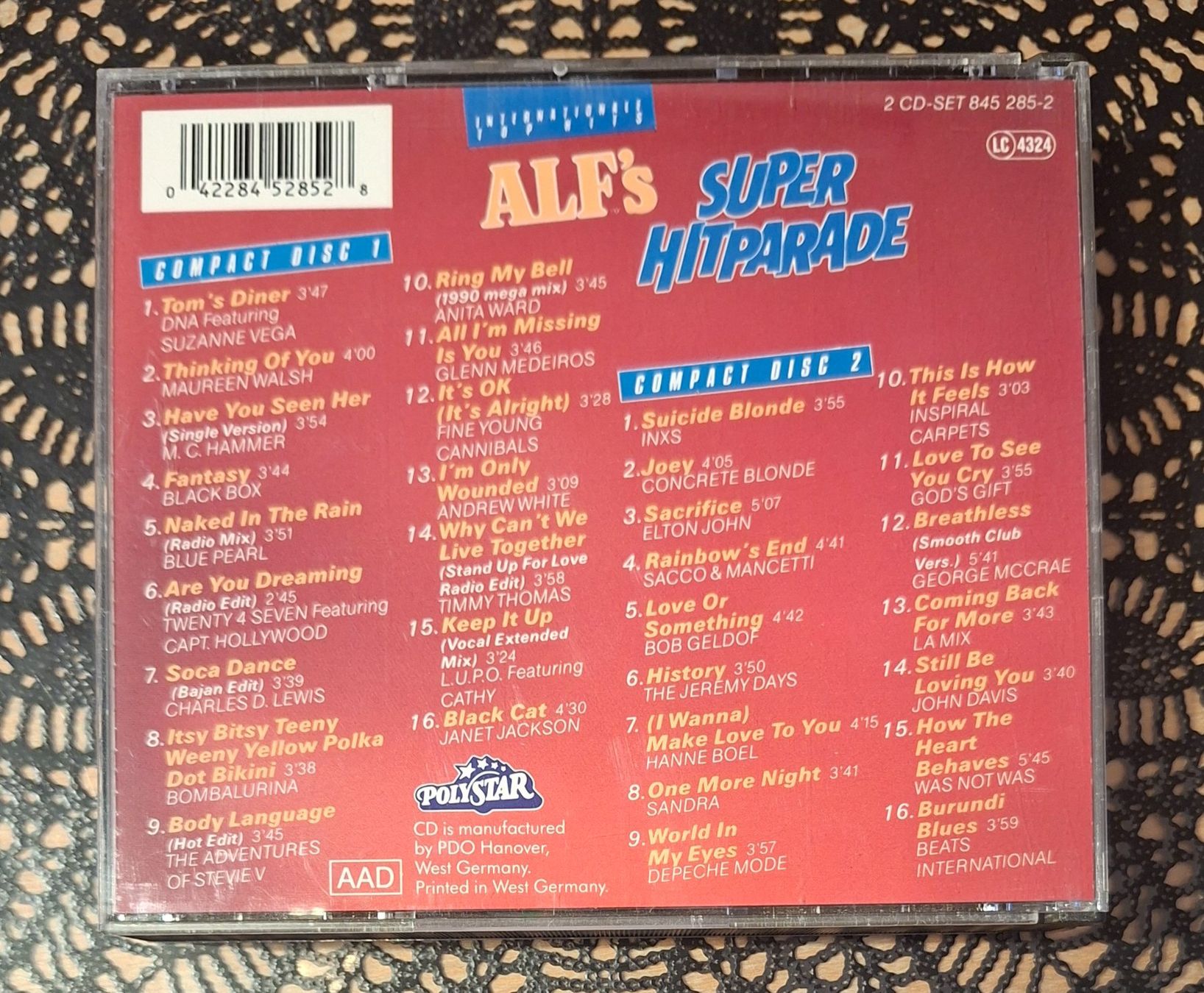CDs: Alf's Super Hitparade, DE Hit Sampler Compilation 1990 – Gebraucht aus Schönenberg TG von Gregolino76 1