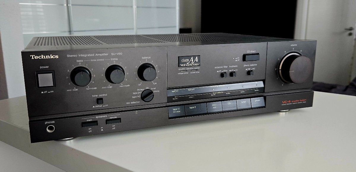 Technics Verstärker: Technics SU-V60 Stereo-Verstärker Class AA – Gebraucht aus Riedt b. Erlen von 63ak