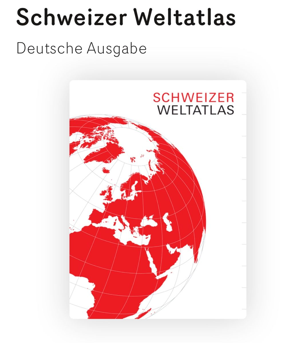 Bücher: Schweizer Weltatlas – Neu und originalverpackt aus Winterthur von Nangooblu