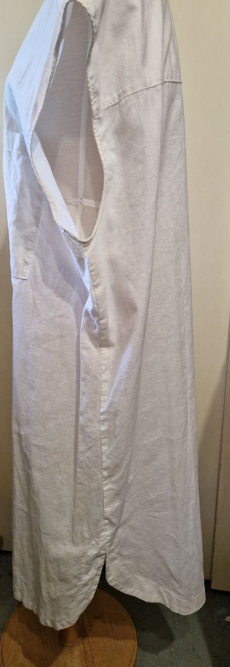 H&M Robes: Damen Kleid weiss, Gr. XL, ärmellos, Leinenoptik – Neuf (Voir description) à Oberengstringen par Sheera7 4