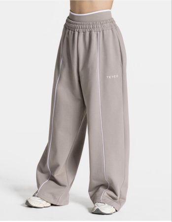 Wide Leg Jogger "Stone"