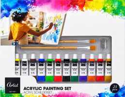 Acryl Malset Artist 23-teilig originalverpackt, Nr. 81a