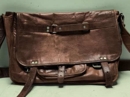 Gusti Leder Tasche braun Leder (em77)