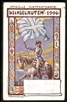 Zürich, Sechsläuten 1906, Reiter mit F