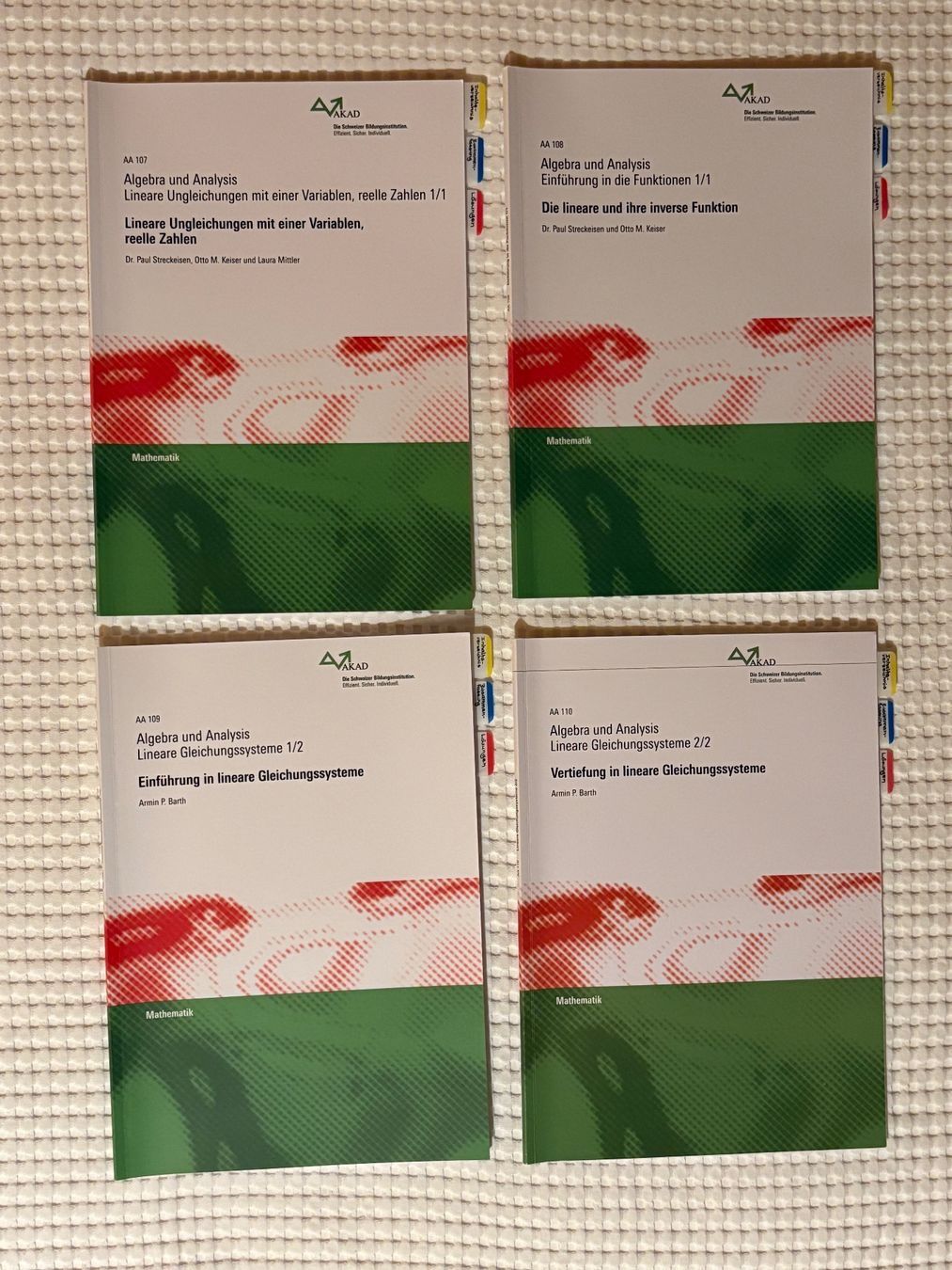 Libri: AKAD Algebra Analysis: Grundlagen inkl. Übungshefte – Usato da Chur venduto da smart.shopper 2