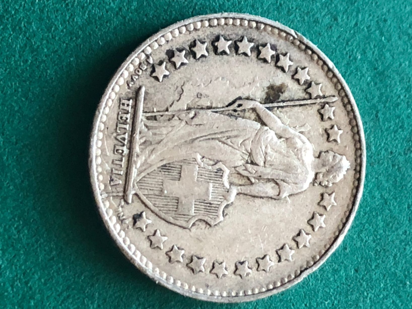 Toutes les monnaies: Seltene Abart 50 Rp. 1941 mit div. Abarten – D'occasion à Schötz par Odpa 3