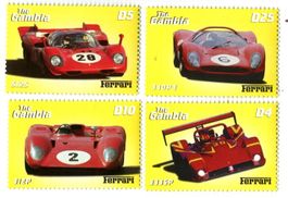 Briefmarken "Ferrari. Formel 1". Gambia