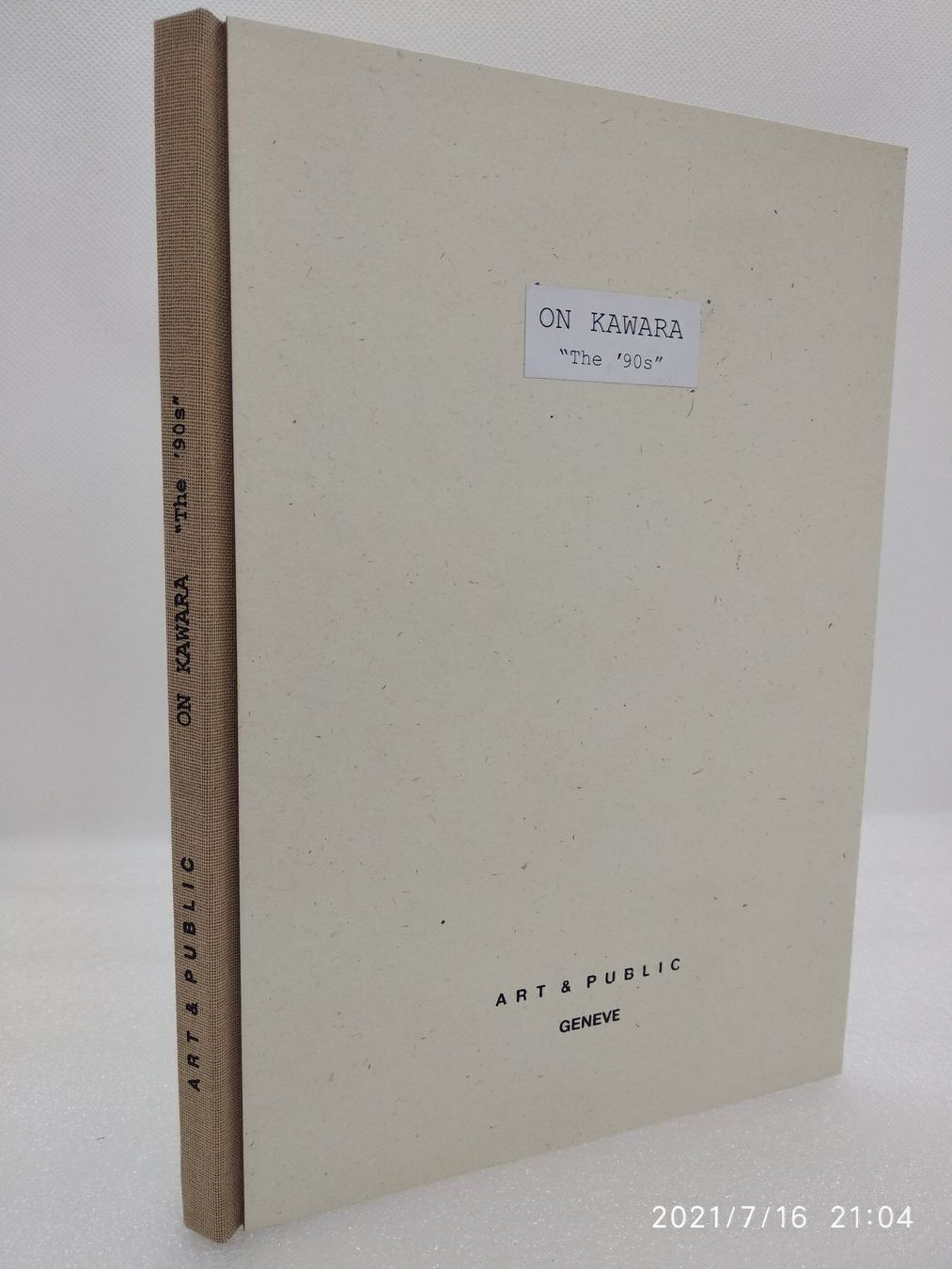 Libri: ON KAWARA GENF 2004 – Usato da Goldach venduto da Gaip 1