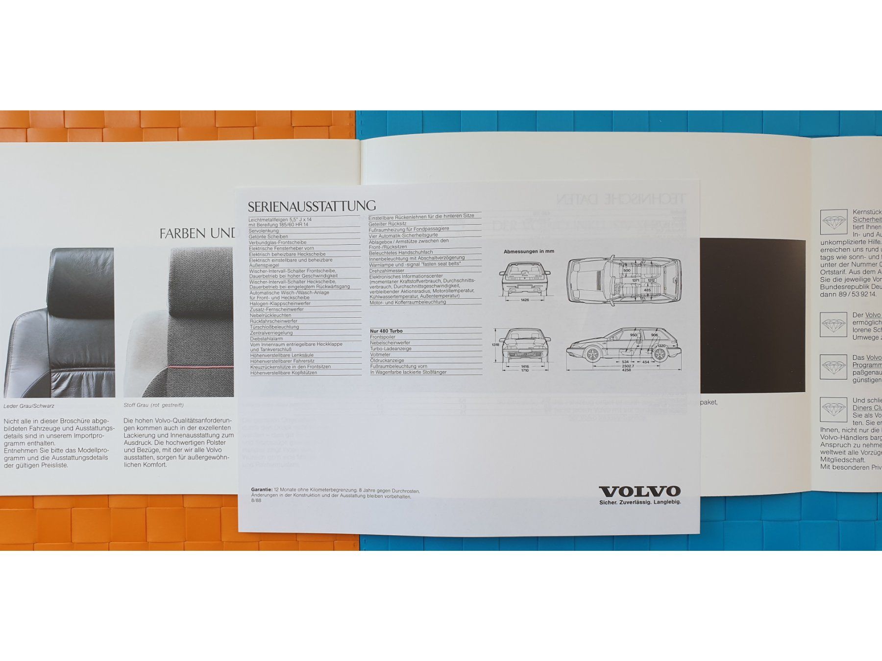 Zeitschriften & Magazine: VOLVO 480 1989 - Prospekt / Katalog – Neu (gemäss Beschreibung) aus Viganello von CARLiteratur 8