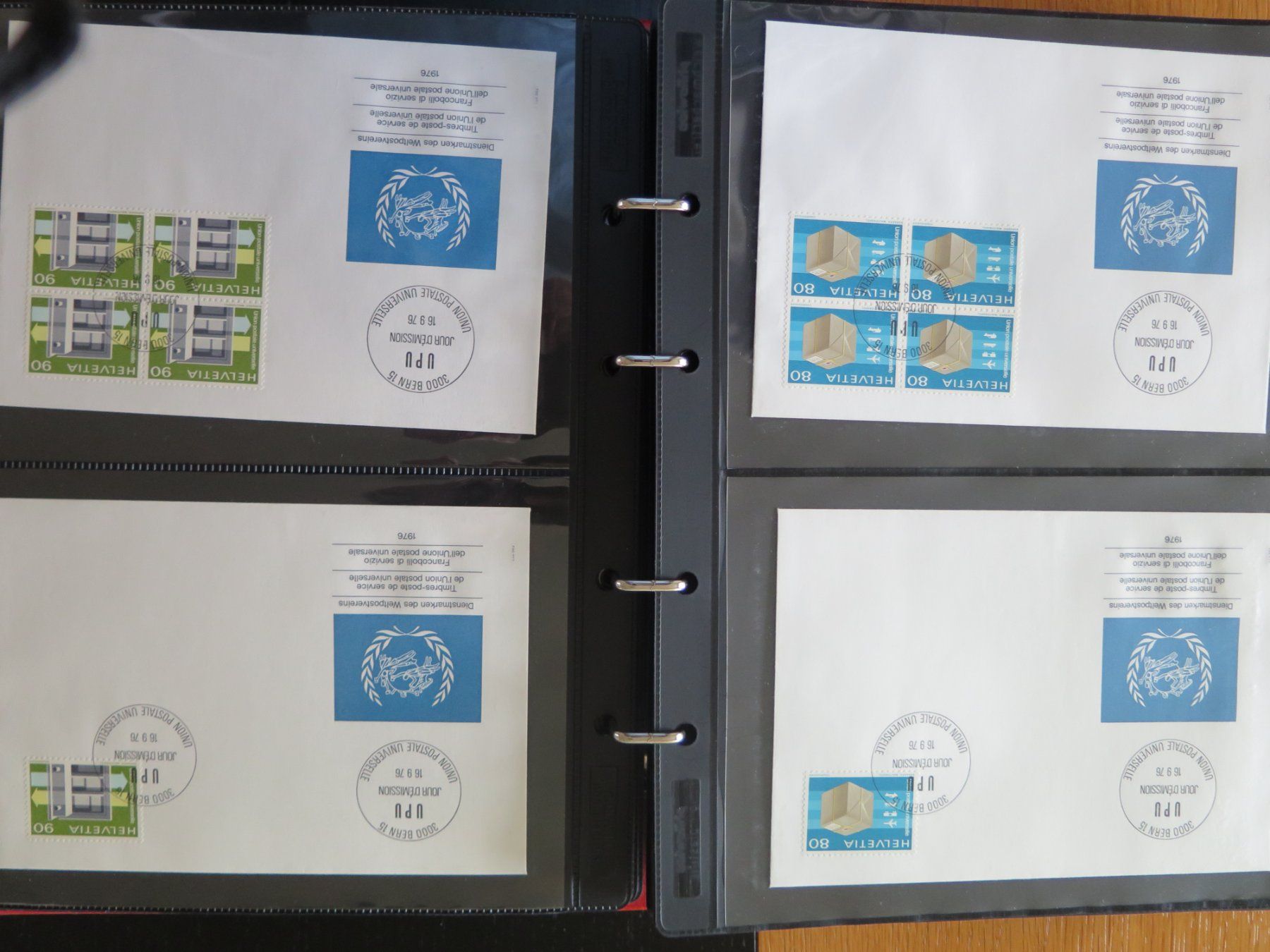 Tutti i francobolli: Dienstmarken FDC + Marken Einzel/4-er Block, auch postfrisch – Usato da Winterthur venduto da Namo1 5