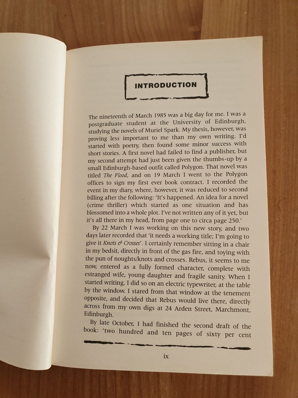 Bücher: Knots & Crosses, Ian Rankin – Gebraucht aus Zofingen von Wimbledon90 5