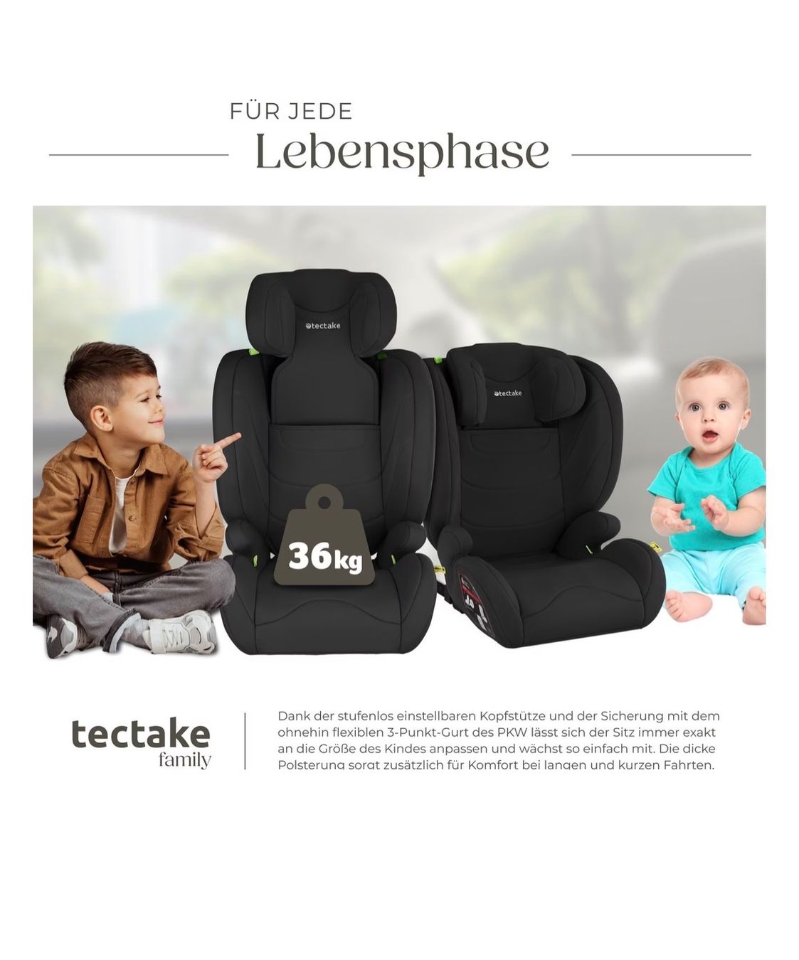 Sièges auto: Tectake Kindersitz,ECE R129/i-Size Norm – Neuf (Voir description) à Zürich par Dolce_90 3