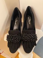 Elegante Franco Russo Napoli Pumps Perlen&Steinbesatz  Gr,36
