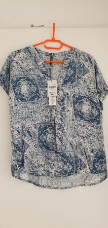 Neue Bluse kurzarm, Gr. S